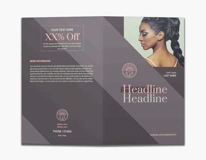 Design Preview for Design Gallery: Cosmetics & Perfume Custom Brochures, 8.5" x 11" Bi-fold