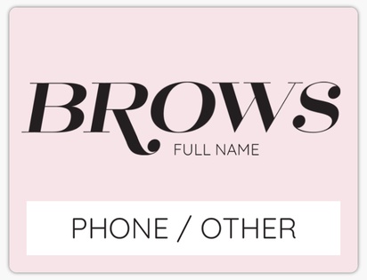 A waxing brows white black design for Modern & Simple