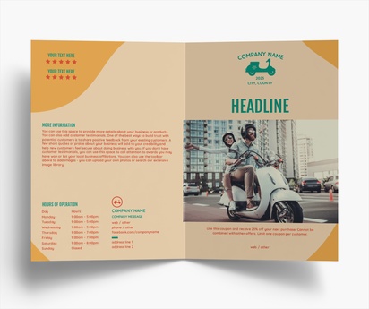Design Preview for Design Gallery: Automotive & Transportation Folded Leaflets, Bi-fold A5 (148 x 210 mm)