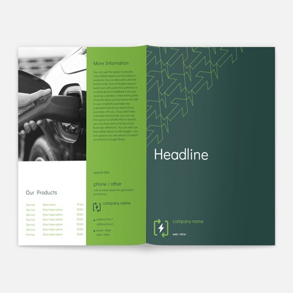Design Preview for Design Gallery: Automotive & Transportation Brochures, A5 Bi-fold
