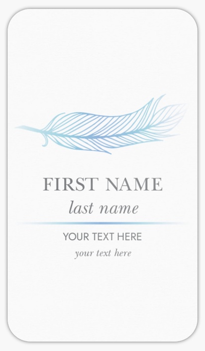 Design Preview for Religious & Spiritual Rounded Corner Business Cards Templates, Standard (3.5" x 2")