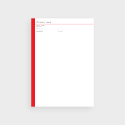 Design Preview for Design Gallery: Finance & Insurance Letterheads