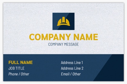 Design Preview for Design Gallery: Building Construction Pearl Business Cards