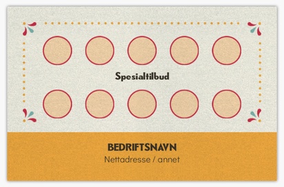 Forhåndsvisning av design for Designgalleri: Gourmetmat Visittkort av perlemorspapir