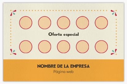 Vista previa del diseño de Galería de diseños de tarjetas de visita textura natural para servicios de alimentación