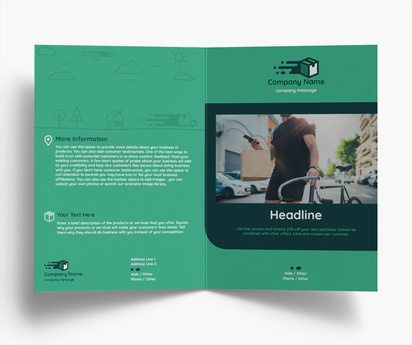 Design Preview for Templates for Automotive & Transportation Brochures , Bi-fold A5
