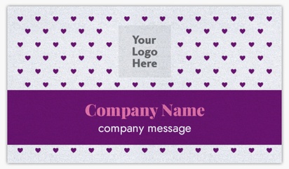 A playful logo purple design for Valentine's Day with 1 uploads