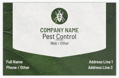 Design Preview for Design Gallery: Pest Control Ultra-Thick Business Cards, Standard (85 x 55 mm)