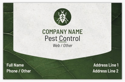 Design Preview for Design Gallery: Pest Control Standard Business Cards, Standard (85 x 55 mm)