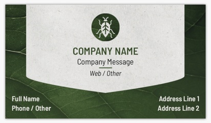 Design Preview for Design Gallery: Pest Control Non-Tearable Visiting Cards
