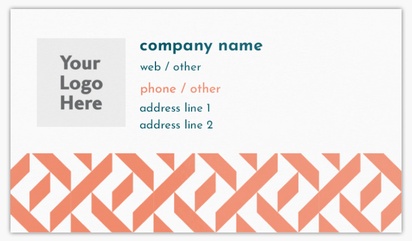 Design Preview for Patterns & Textures Premium Plus Business Cards Templates, Standard (3.5" x 2")