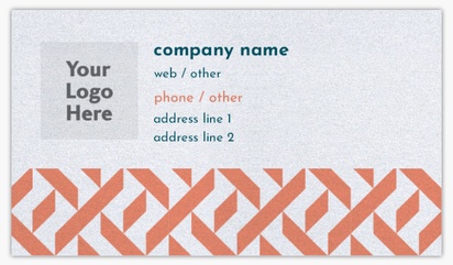 Design Preview for Patterns & Textures Pearl Business Cards Templates, Standard (3.5" x 2")