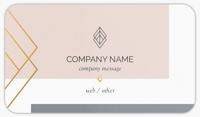 Design Preview for Clothing Rounded Corner Business Cards Templates, Standard (3.5" x 2")