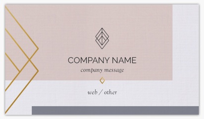 Design Preview for Retail & Sales Linen Business Cards Templates, Standard (3.5" x 2")