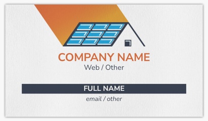 Design Preview for Design Gallery: Roofing Non-Tearable Visiting Cards