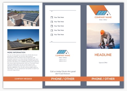 Design Preview for Design Gallery: House Constructions And Repairs  Flyers, Tri-fold DL