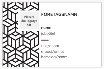 Förhandsgranskning av design för Designgalleri: Mönster Visitkort med softtouch-yta