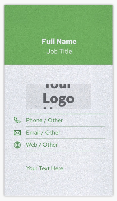 A freelance labor foil green design for Modern & Simple with 1 uploads