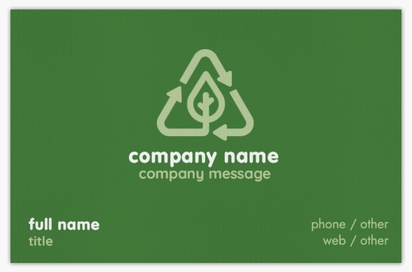 Design Preview for Design Gallery: Environmental & Energy Natural Uncoated Business Cards