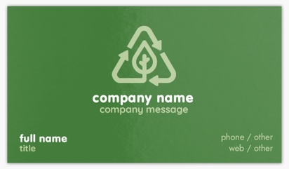 Design Preview for Design Gallery: Energy & Environment Premium Plus Visiting Cards