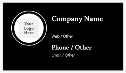 Design Preview for Conservative Ultra Thick Business Cards Templates