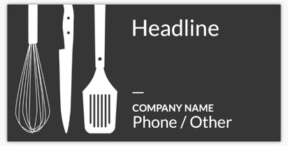 Design Preview for Design Gallery: Food Catering Vinyl Banners, 25 x 50 cm