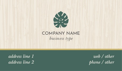 Design Preview for Design Gallery: Health & Wellness Glossy Business Cards, Standard (3.5" x 2")