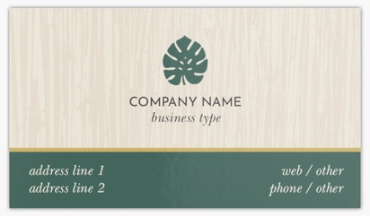 Design Preview for Design Gallery: Travel & Accommodation Glossy Business Cards, Standard (3.5" x 2")