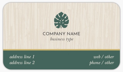Design Preview for Design Gallery: Health & Wellness Rounded Corner Visiting Cards
