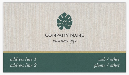 Design Preview for Travel & Accommodation Pearl Business Cards Templates, Standard (3.5" x 2")