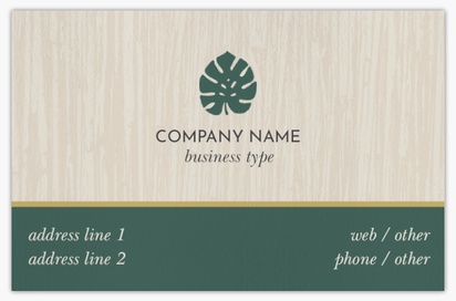 Design Preview for Design Gallery: Weight Loss Consultant Natural Uncoated Business Cards