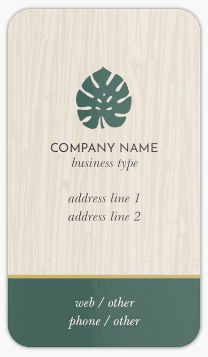 Design Preview for Weight Loss Consultant Rounded Corner Business Cards Templates, Standard (3.5" x 2")