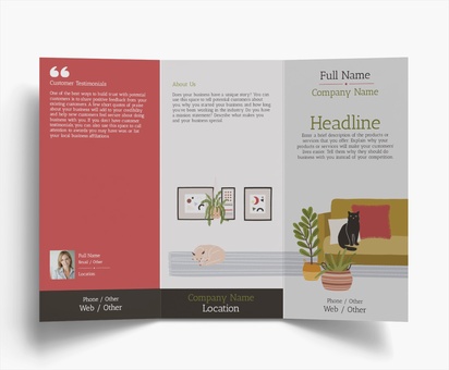Design Preview for Design Gallery: Home Staging Flyers & Leaflets, Tri-fold DL (99 x 210 mm)