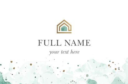 Design Preview for Design Gallery: Home Staging Natural Uncoated Business Cards