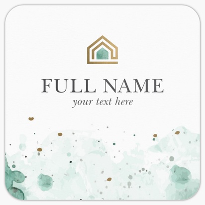 Design Preview for Home Staging Rounded Corner Business Cards Templates, Square (2.5" x 2.5")