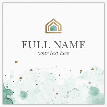 Design Preview for Home Staging Standard Business Cards Templates, Square (2.5" x 2.5")