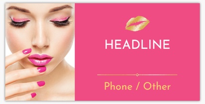 Design Preview for Design Gallery: Beauty Consulting & Pampering Vinyl Banners, 25 x 50 cm