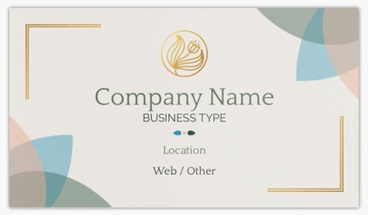 Design Preview for Health & Wellness Glossy Business Cards Templates, Standard (3.5" x 2")