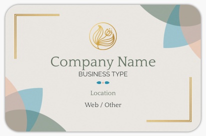 Design Preview for Design Gallery: Health & Wellness Rounded Corner Business Cards, Rounded Standard (85 x 55 mm)