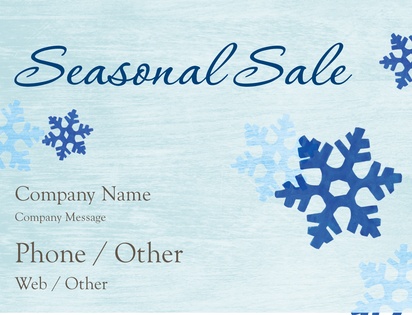 Design Preview for Templates for Seasonal Magnetic Car Signs , 22 cm x 29 cm