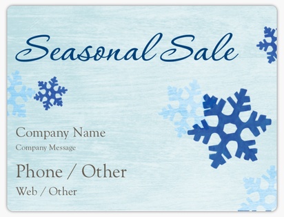 A seasons seizoenen white blue design for Sales & Clearance