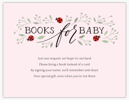 A lady bug baby shower baby shower gray design for Type