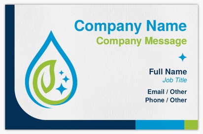 Design Preview for Design Gallery: Cleaning Services Natural Uncoated Business Cards