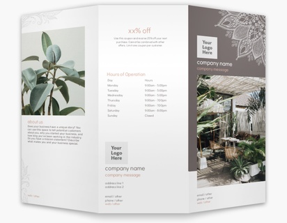 Design Preview for Design Gallery: Retro & Vintage Custom Brochures, 8.5" x 11" Tri-fold