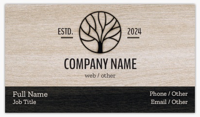 Design Preview for Construction, Repair & Improvement Pearl Business Cards Templates, Standard (3.5" x 2")