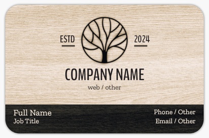 Design Preview for Design Gallery: Landscaping & Gardening Rounded Corner Business Cards, Rounded Standard (85 x 55 mm)