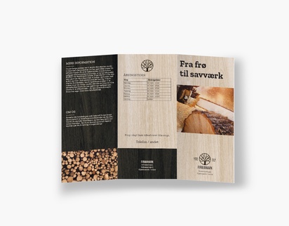 Forhåndsvisning af design for Designgalleri: Murer og tømrer Brochurer, 3-fløjet DL (99 x 210 mm)