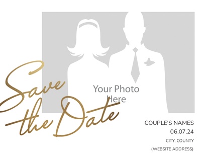 Design Preview for Design Gallery: Traditional & Classic Save The Date Magnets
