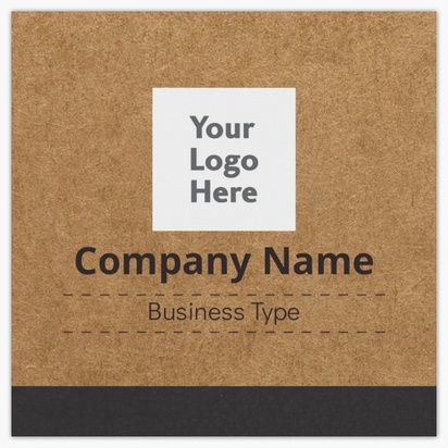 Design Preview for Design Gallery: Conservative Standard Business Cards, Square (65 x 65 mm)