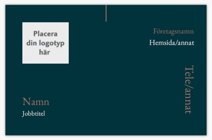 Förhandsgranskning av design för Designgalleri: Elegant Visitkort med återvunnet matt papper, Standard (85 x 55 mm)
